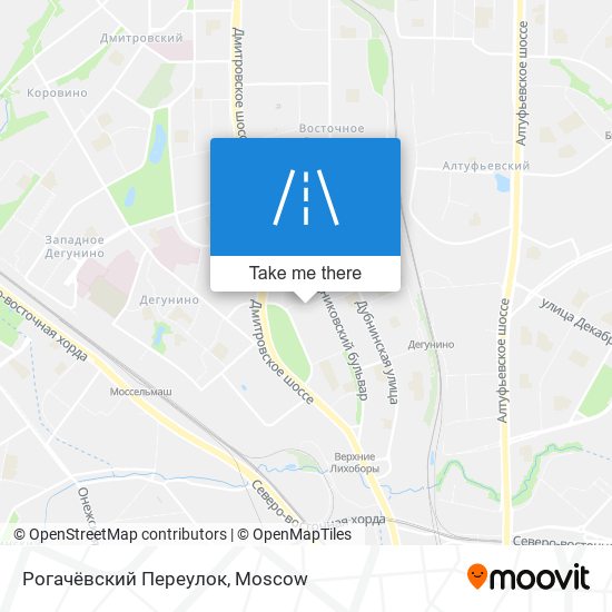 Рогачёвский Переулок map