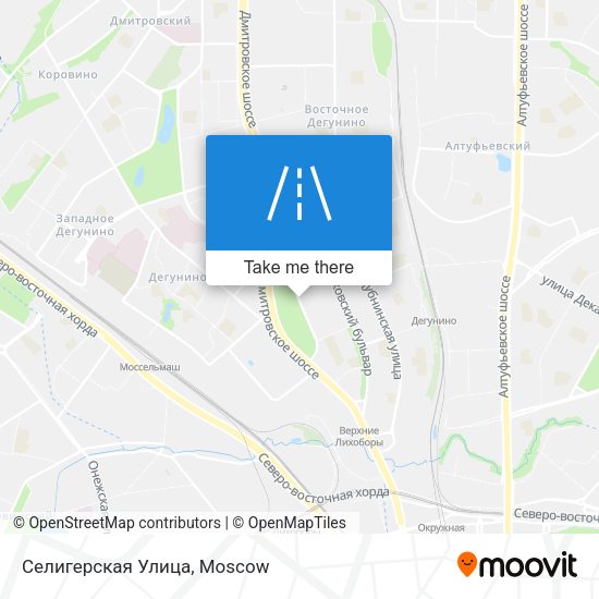 Селигерская Улица map