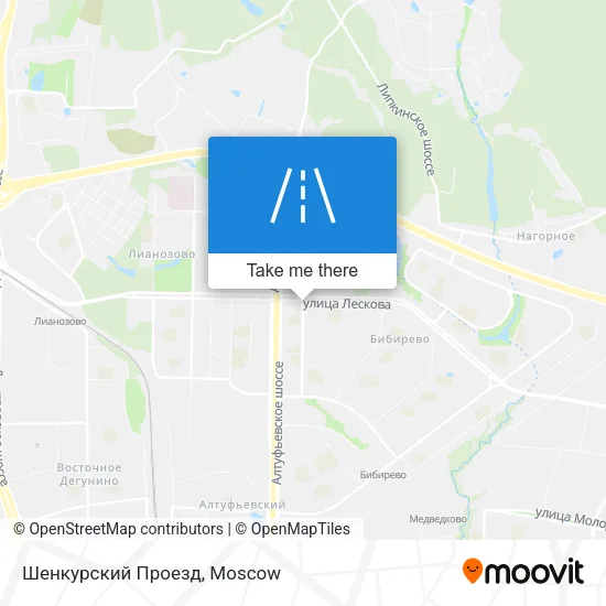 Шенкурский Проезд map
