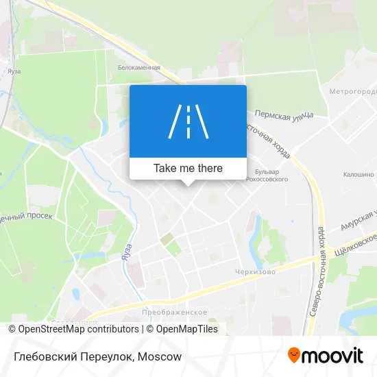 Глебовский Переулок map