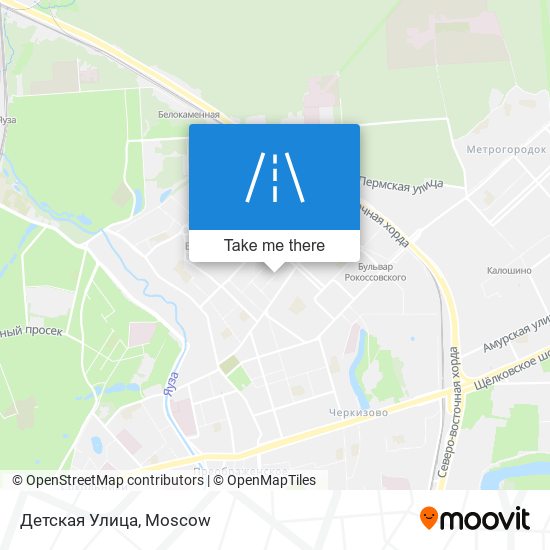 Детская Улица map