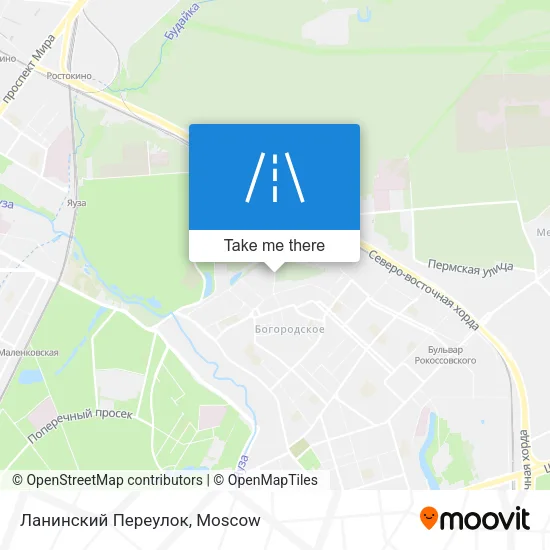 Ланинский Переулок map