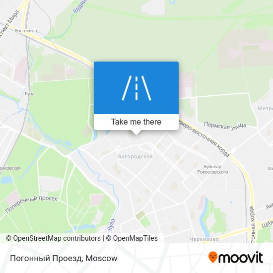 Погонный Проезд map