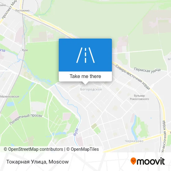 Токарная Улица map