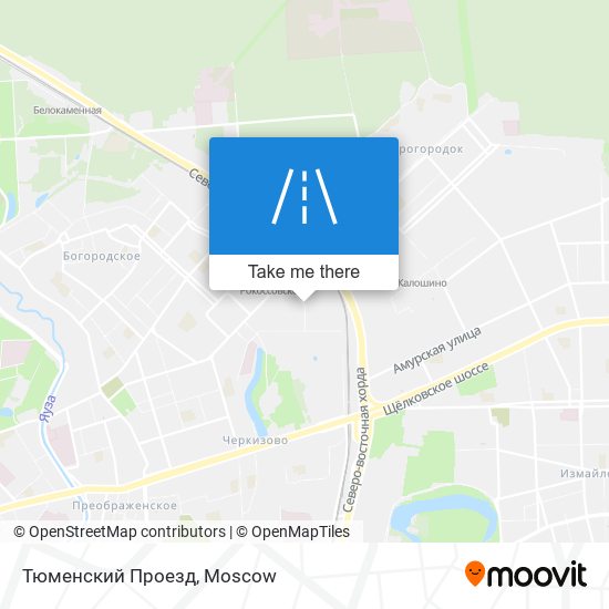 Тюменский Проезд map