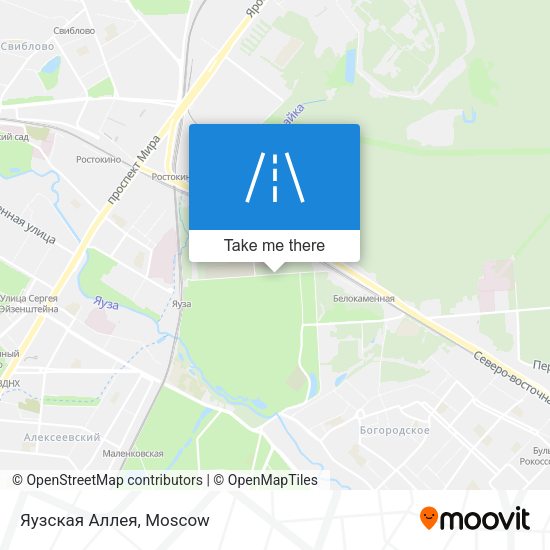 Яузская Аллея map