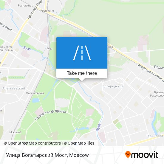 Улица Богатырский Мост map