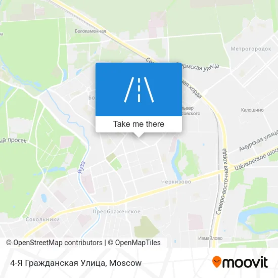 4-Я Гражданская Улица map