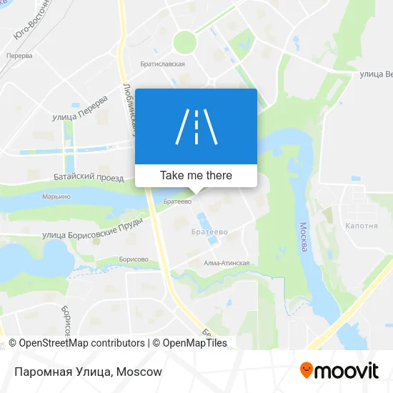 Паромная Улица map