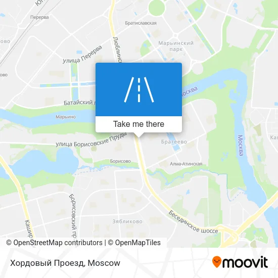 Хордовый Проезд map