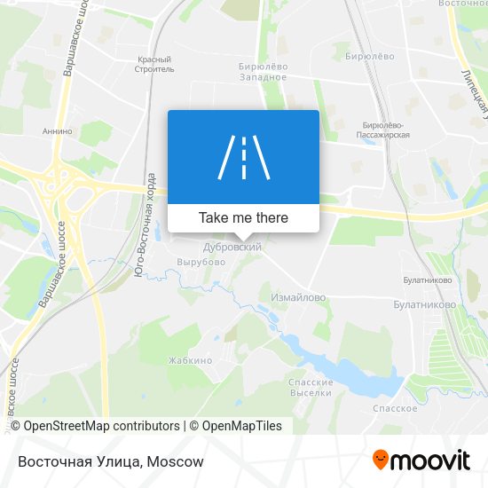 Восточная Улица map