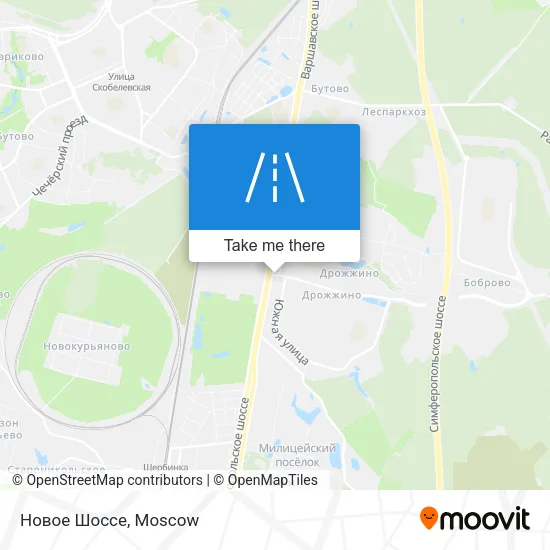 Новое Шоссе map