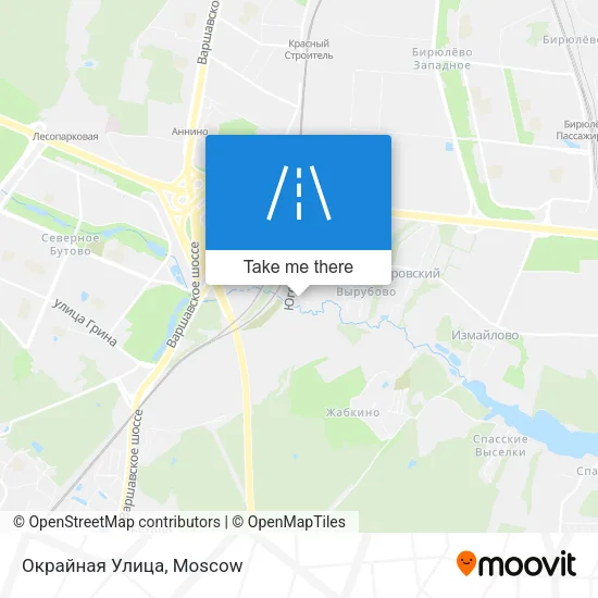 Окрайная Улица map