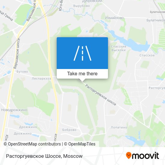 Расторгуевское Шоссе map