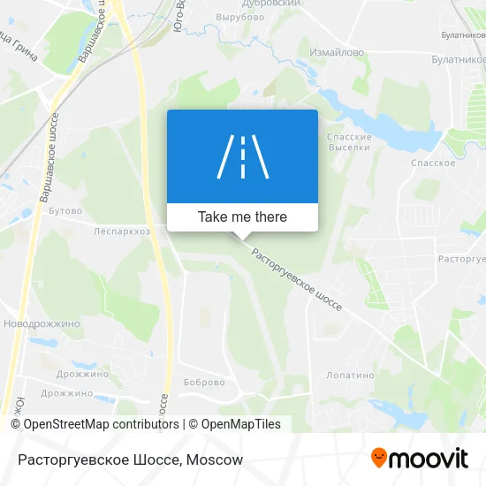 Расторгуевское Шоссе map