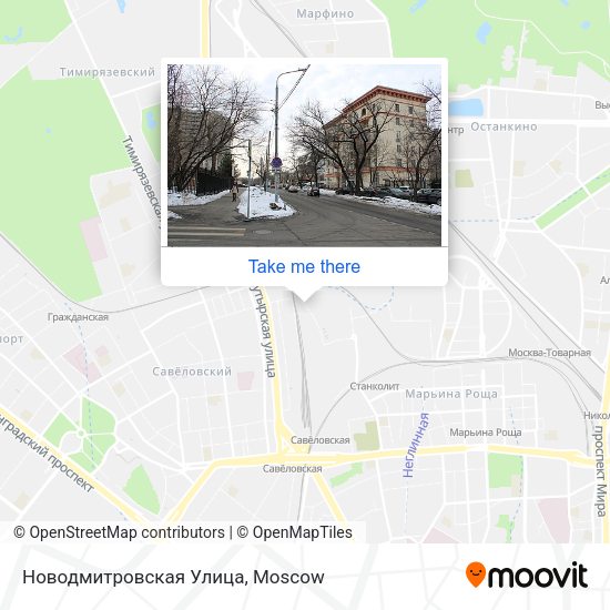 Новодмитровская Улица map