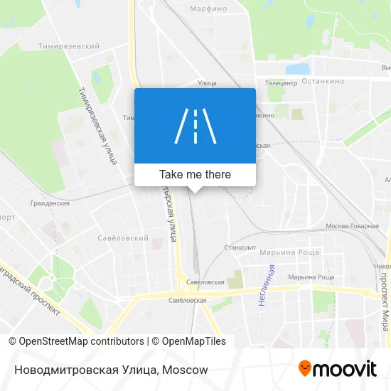 Новодмитровская Улица map
