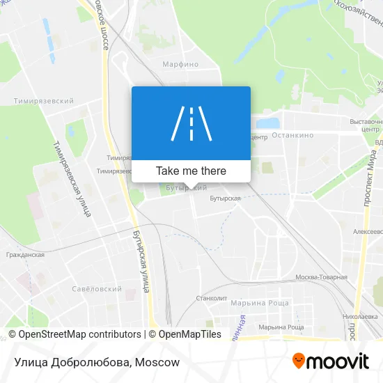 Улица Добролюбова map