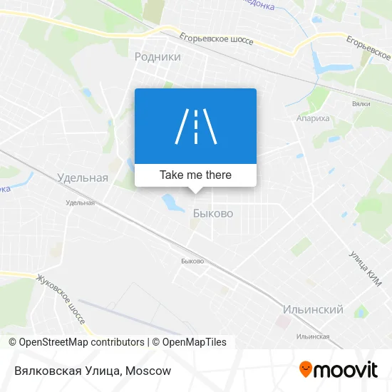 Вялковская Улица map