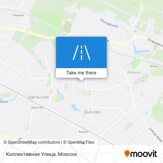 Коллективная Улица map