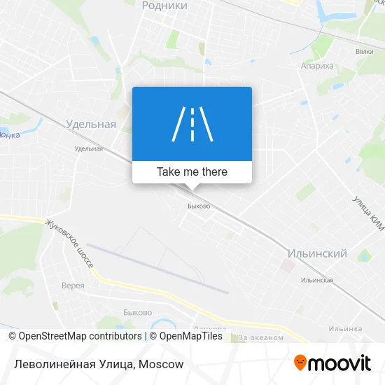 Леволинейная Улица map