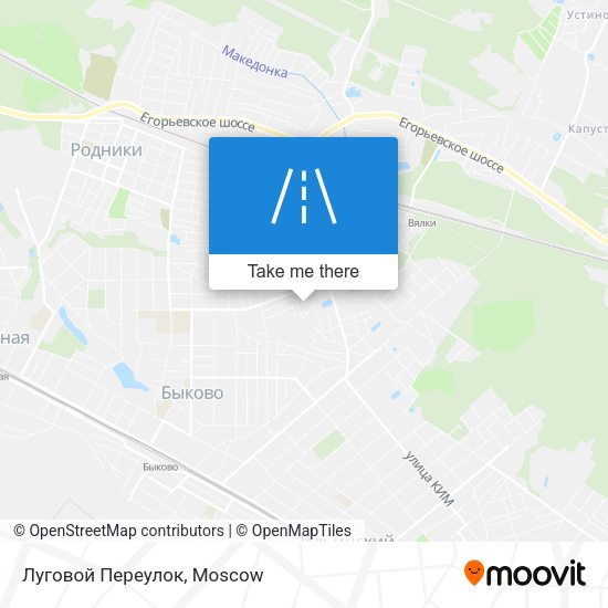 Луговой Переулок map