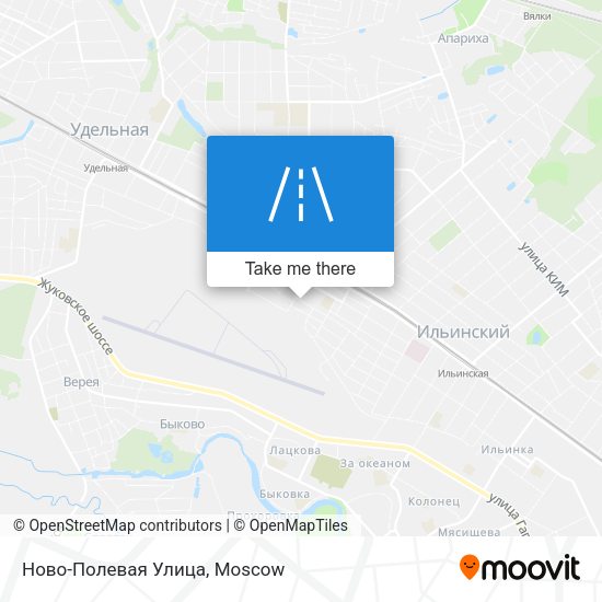 Ново-Полевая Улица map