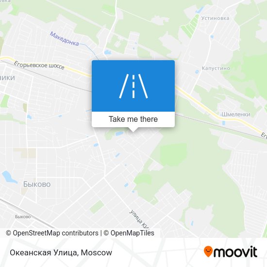 Океанская Улица map