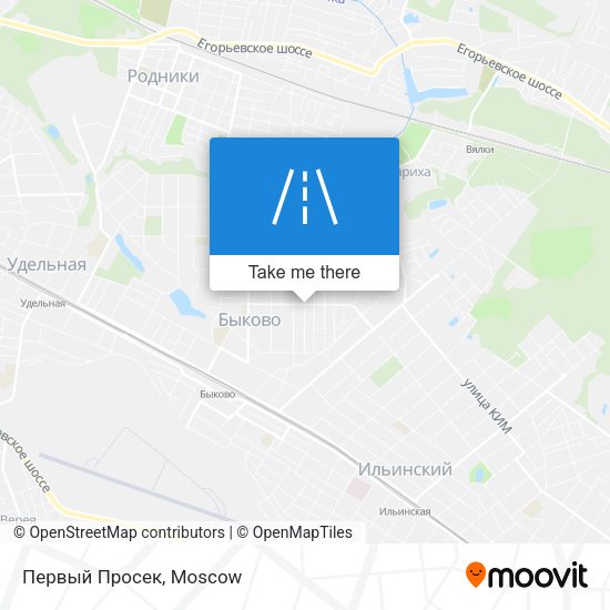 Первый Просек map