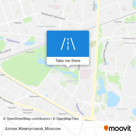 Аллея Жемчуговой map