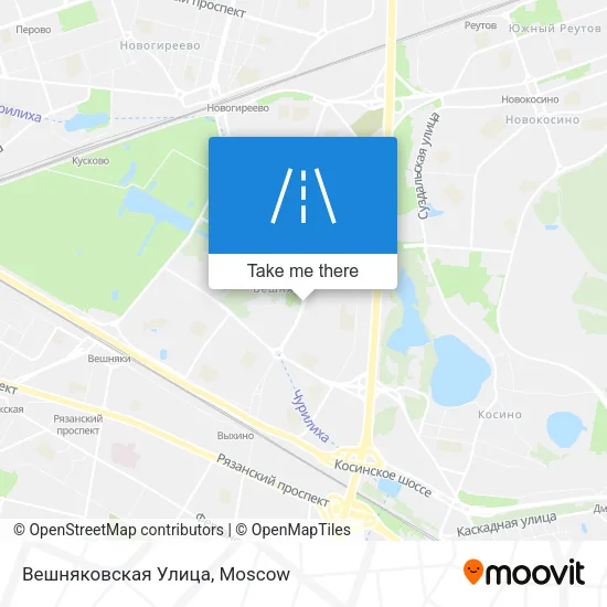 Вешняковская Улица map