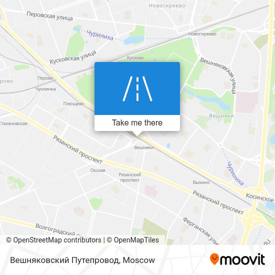 Вешняковский Путепровод map