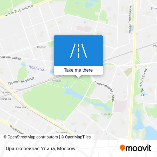 Оранжерейная Улица map