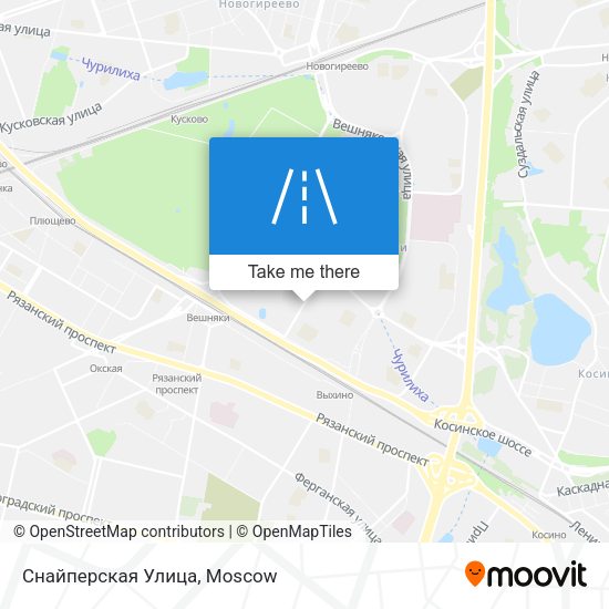 Снайперская Улица map