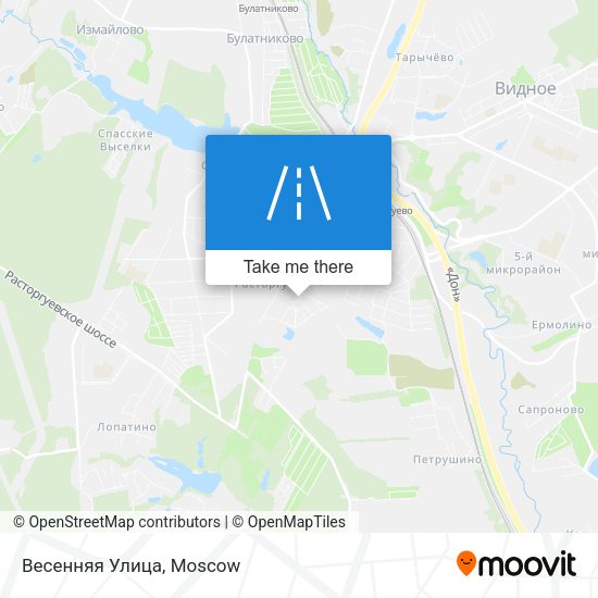 Весенняя Улица map
