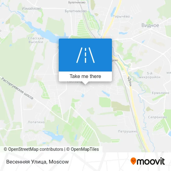 Весенняя Улица map