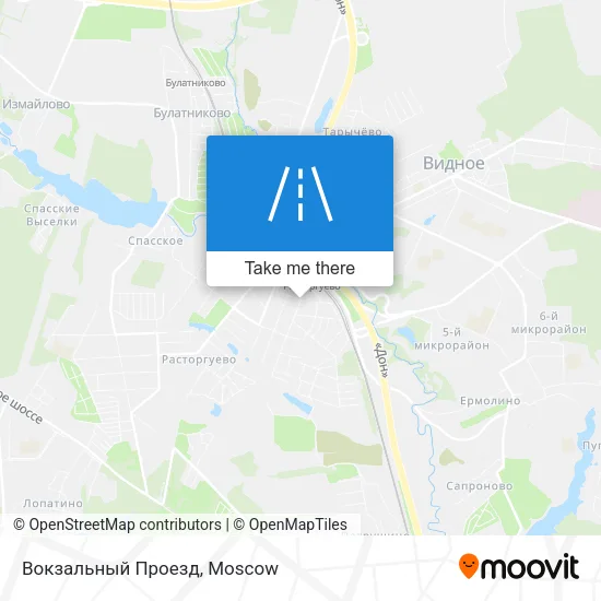 Вокзальный Проезд map