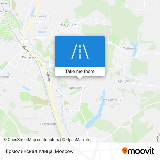 Ермолинская Улица map
