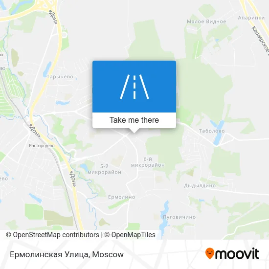 Ермолинская Улица map