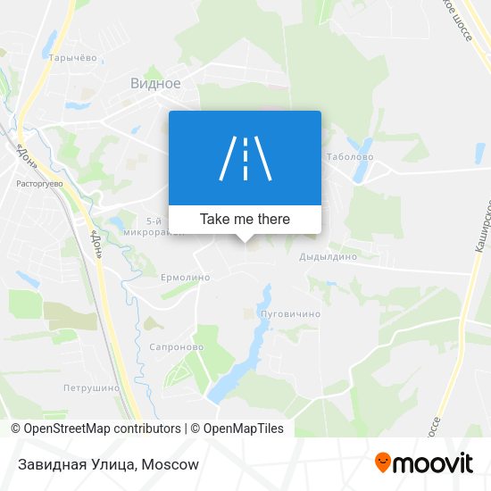 Завидная Улица map