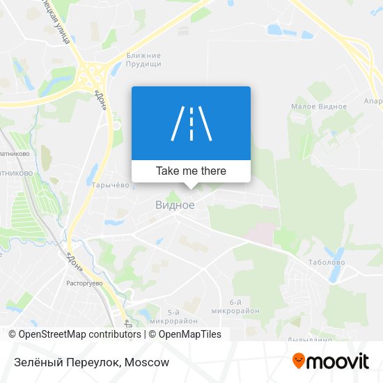 Зелёный Переулок map