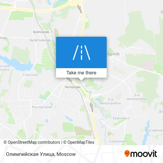 Олимпийская Улица map