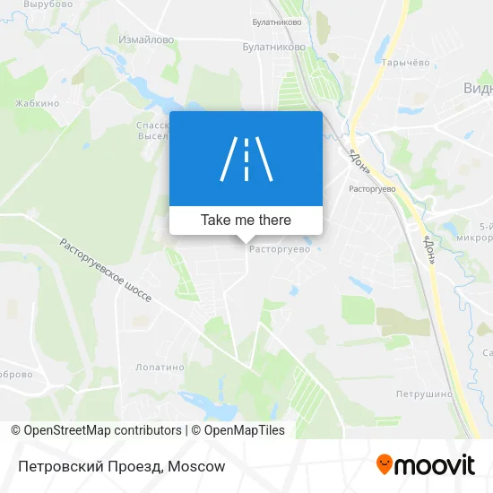 Петровский Проезд map