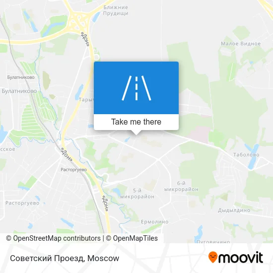 Советский Проезд map