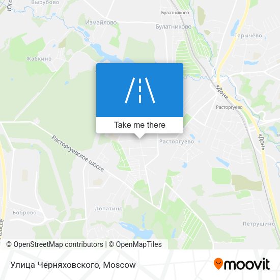 Улица Черняховского map