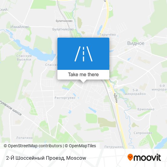 2-Й Шоссейный Проезд map