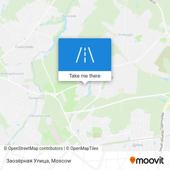 Заозёрная Улица map