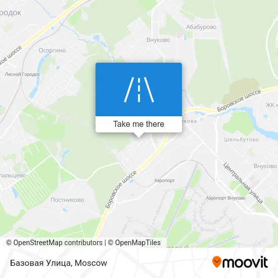 Базовая Улица map