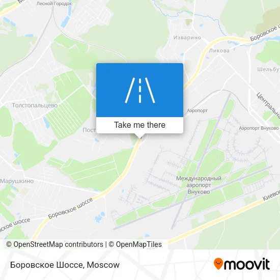 Боровское Шоссе map