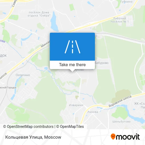Кольцевая Улица map